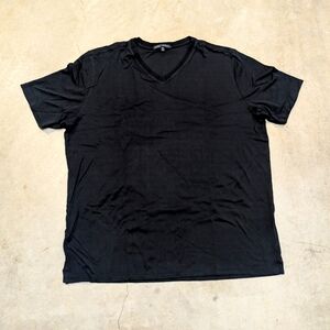 Robert Barakett Pima Cotton Shirt Mens XXL Black Short Sleeve